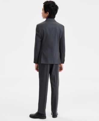 Boys' Single Breasted Pinstripe Jacket