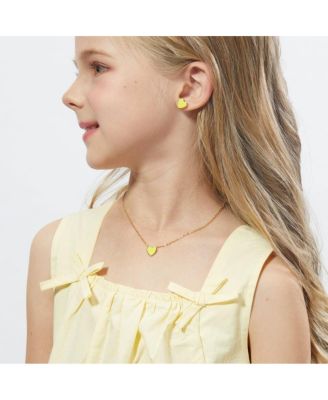 Petit Love Necklace in Yellow