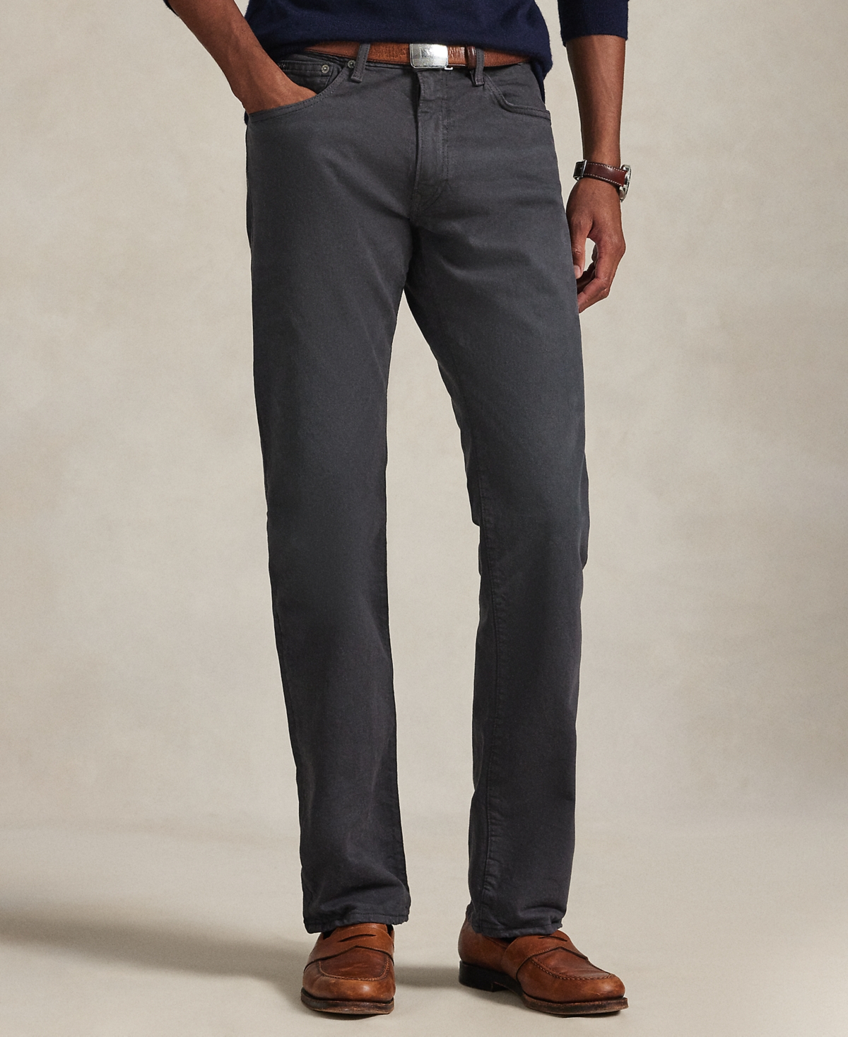 Polo Ralph Lauren Men's Hampton Straight Stretch Jeans In Black
