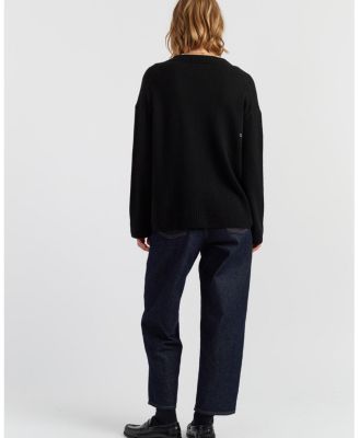 Women's Wool-Cashmere Peek Pocket Cardigan