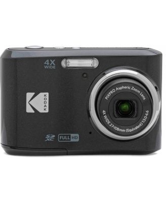PIXPRO FZ45 Friendly Zoom 16MP Full HD Digital Camera, Black, Bundle with 32GB Memory Card and Camera Bag