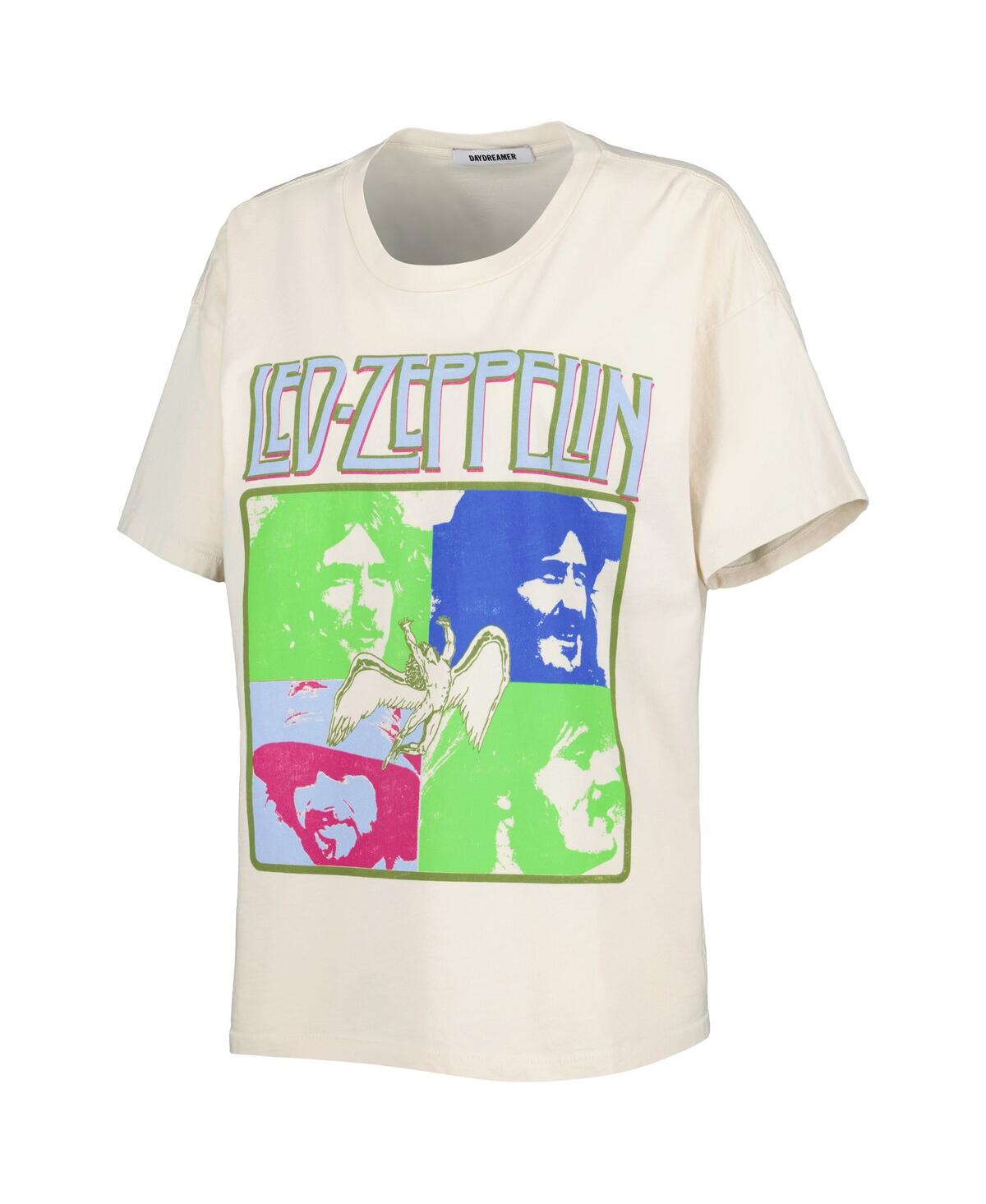 Daydreamer Women's Cream Led Zeppelin Graphic T-Shirt