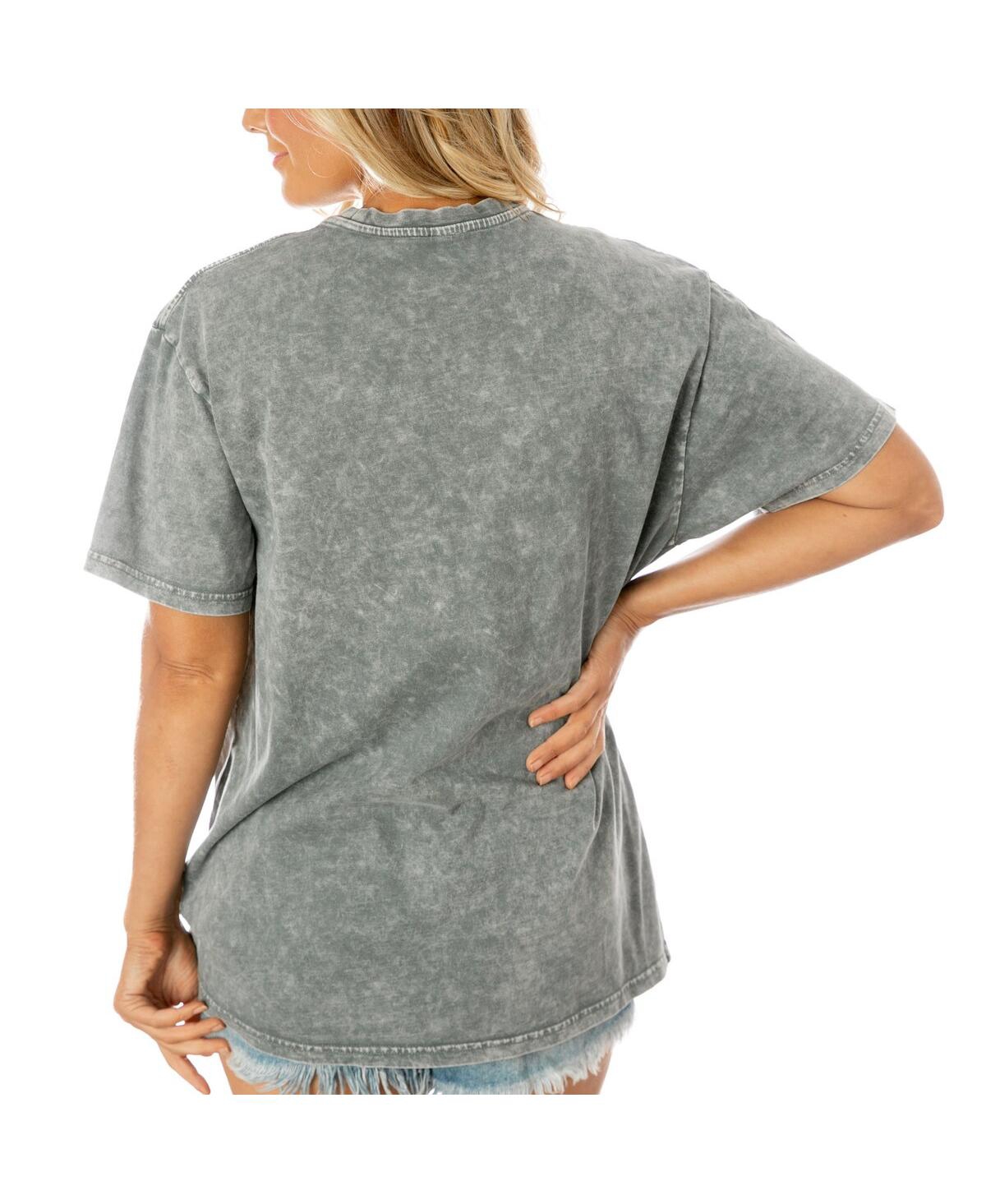 Gameday Couture Women's Gray New Orleans Saints Tackle Titan Boyfriend Washed T-shirt In Gray