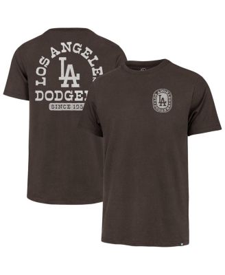 '47 Brand - Men's Brown Los Angeles Dodgers Back Canyon Franklin T-Shirt