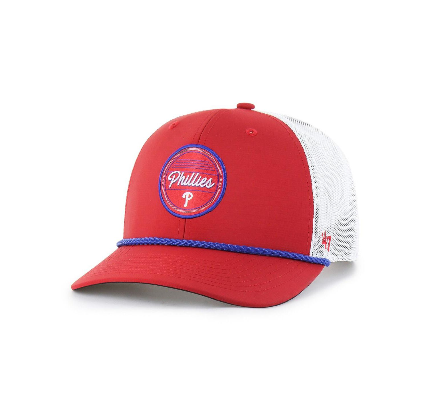 Men's Red/White Philadelphia Phillies Fairway Trucker Adjustable Hat
