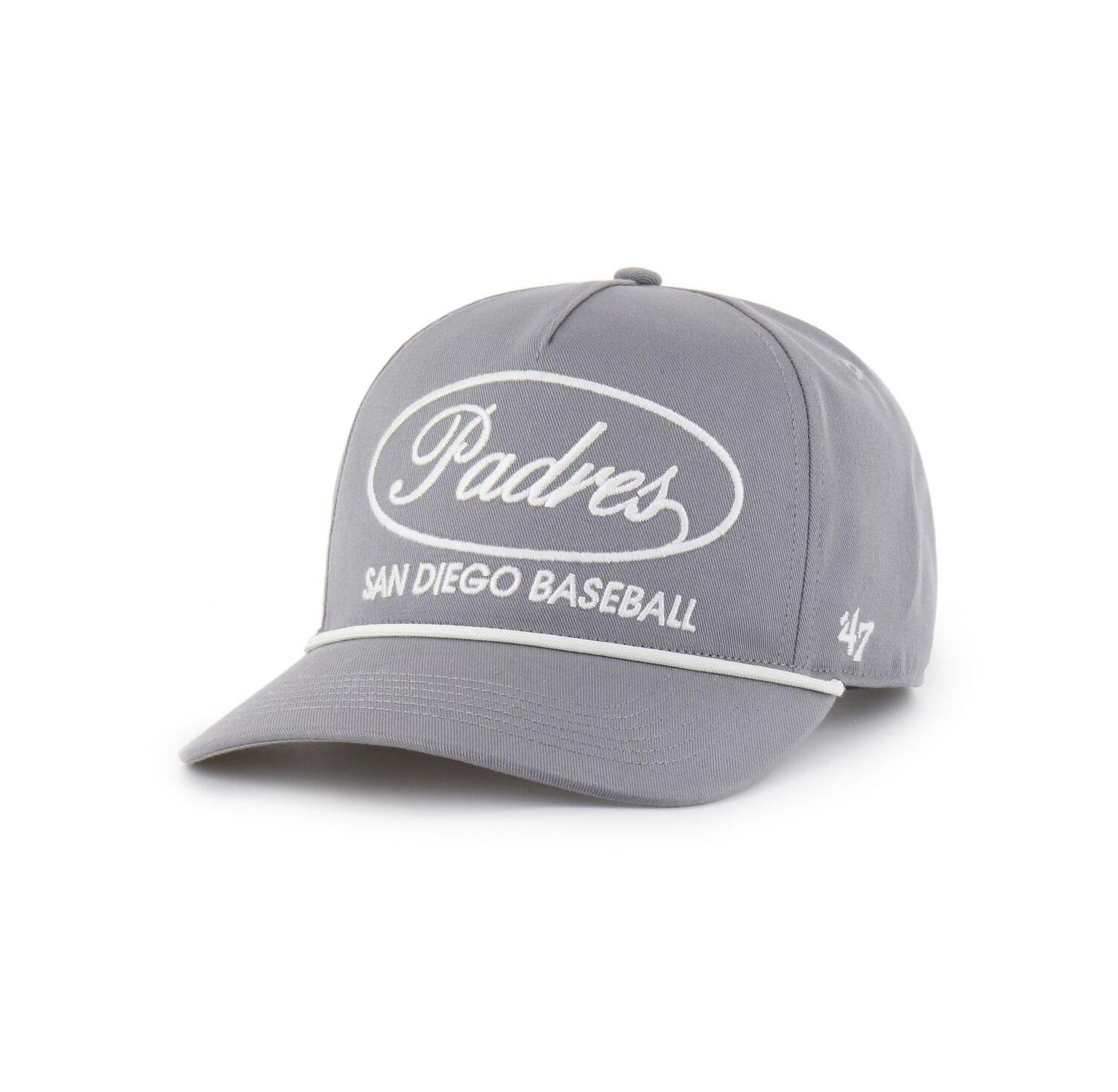 Men's Gray San Diego Padres Foundational Hitch Adjustable Hat