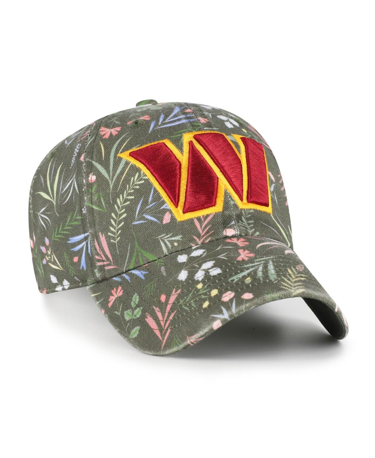47 Brand Women's Green Washington Commanders Verbena Clean Up Adjustable Hat In Green