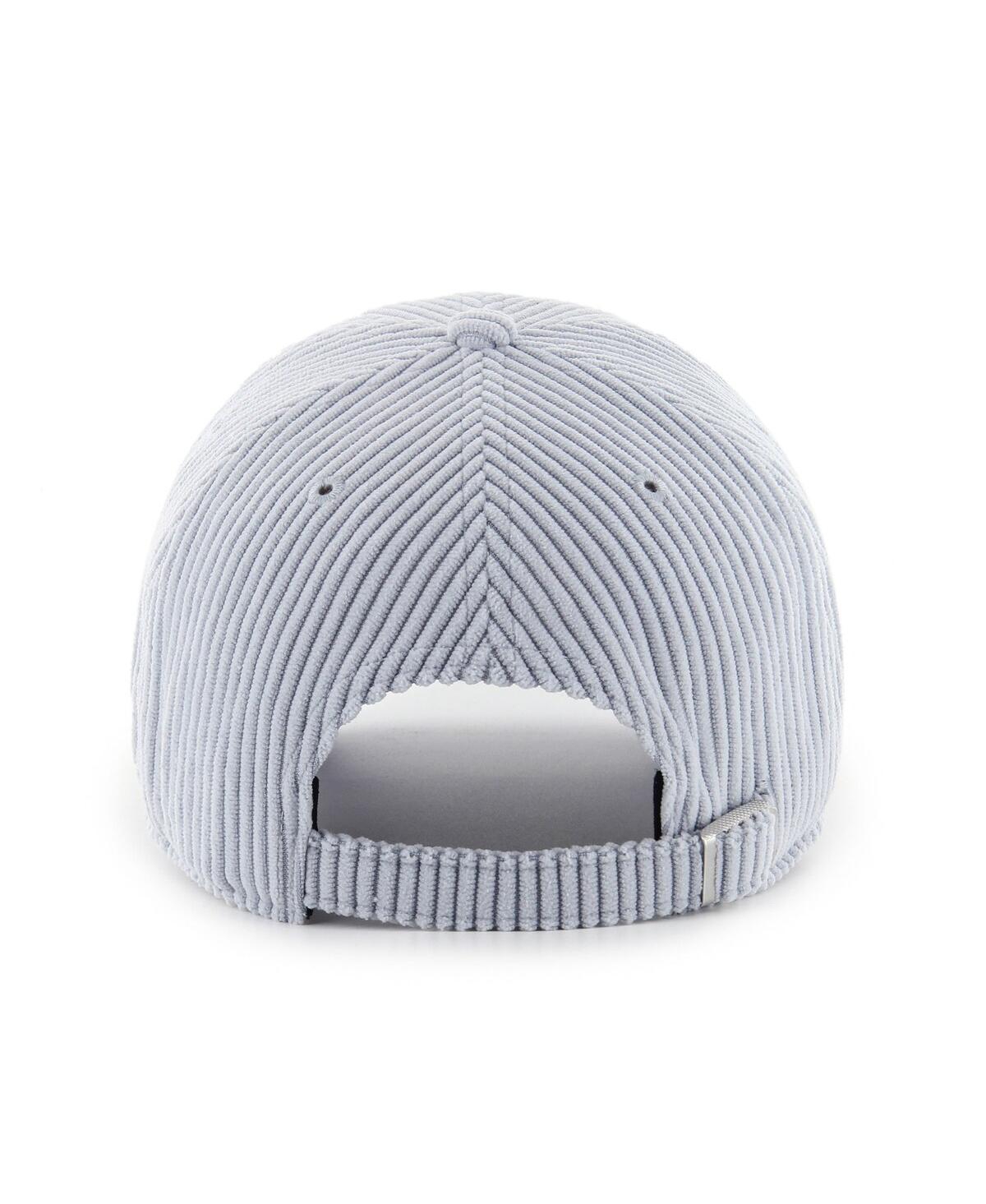 47 Brand Women's Light Blue Chicago Bears Mellow Corduroy Clean Up Adjustable Hat In Blue