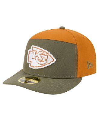 New Era - Men's&nbsp;Olive/Brown Kansas City Chiefs Two-Tone Color Pack Split Panel 59FIFTY Fitted Hat