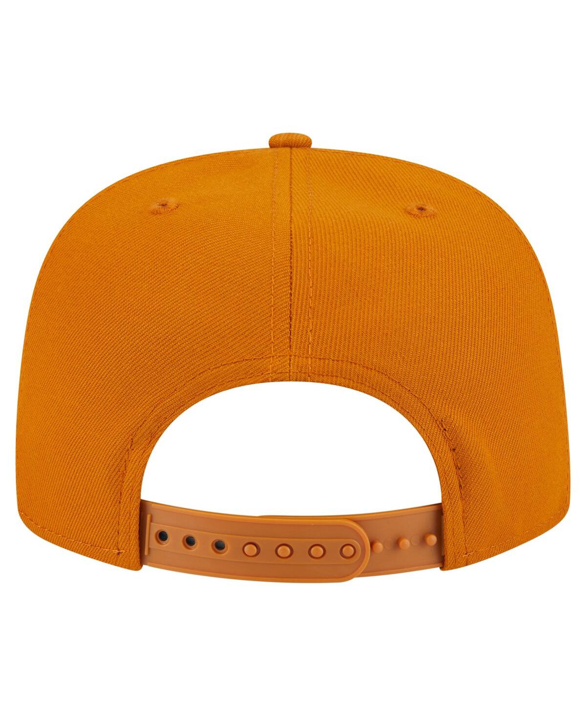 New Era Men'sâ Brown Green Bay Packers Color Pack A-frame 9fifty Snapback Hat In Orange