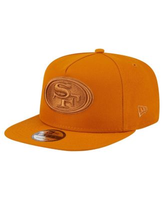 New Era - Men's&nbsp;Brown San Francisco 49ers Color Pack A-Frame 9FIFTY Snapback Hat