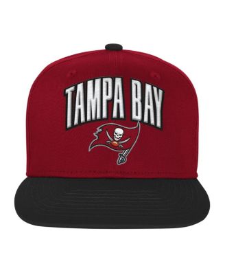 Big Boys and Girls Red Tampa Bay Buccaneers Essentials Adjustable Hat