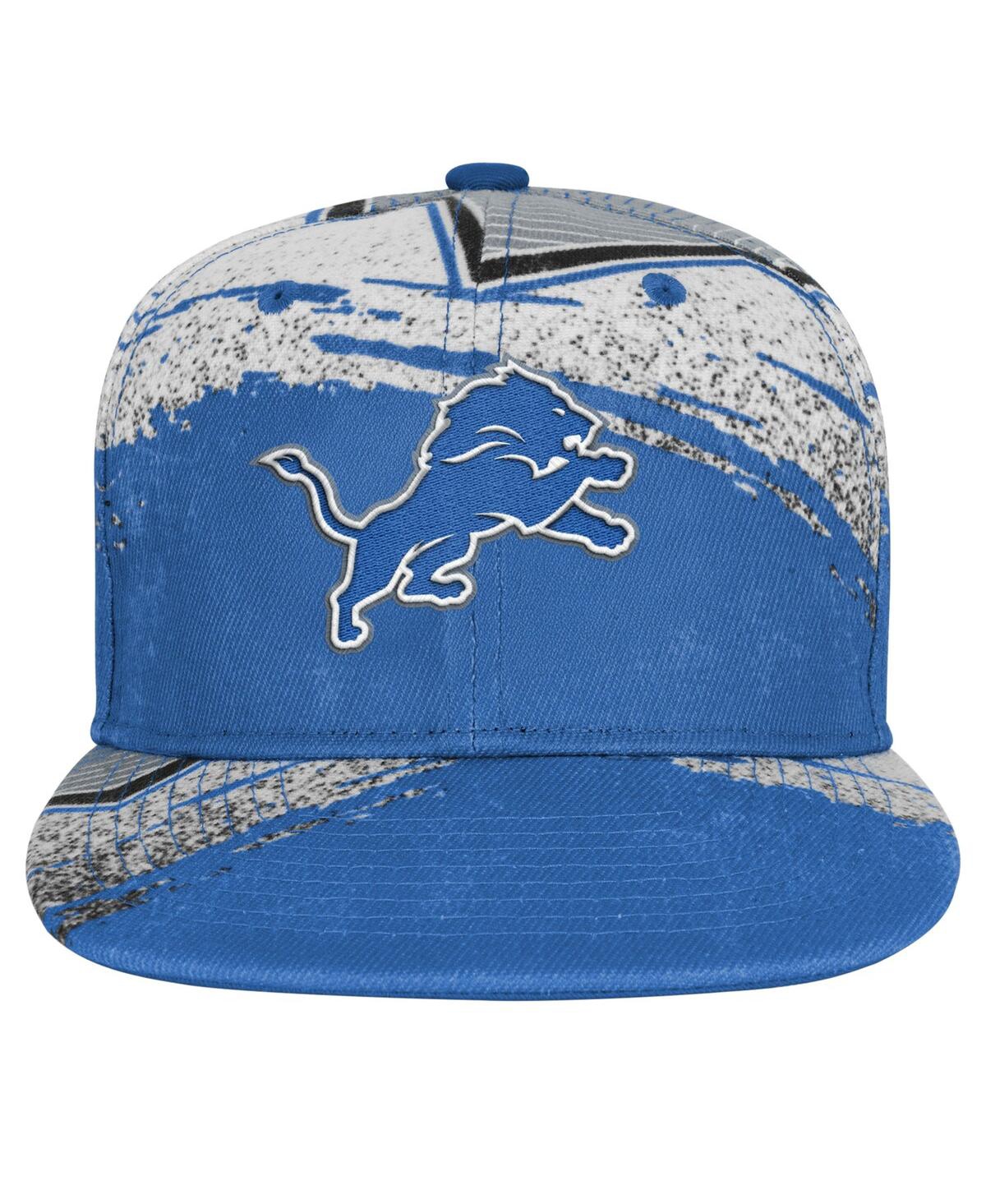 Outerstuff Big Boys And Girls Blue Detroit Lions Make Noise Adjustable Hat In Blue