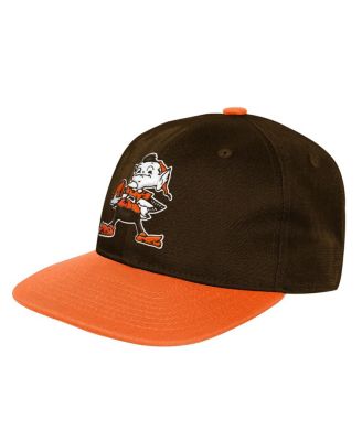 Outerstuff - Big Boys and Girls Brown Cleveland Browns True Retro Adjustable Hat