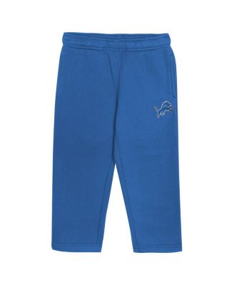 Toddler Blue Detroit Lions Lineman Fleece Hoodie and Pants Set