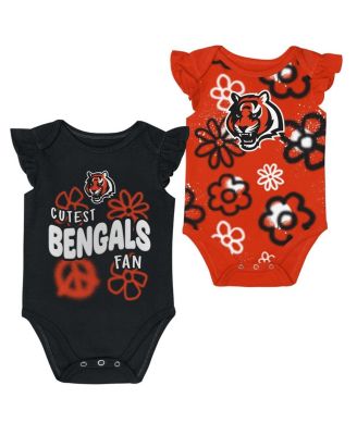 Outerstuff - Baby Boys and Girls Cincinnati Bengals The Sunshine 2-Piece Bodysuit Set