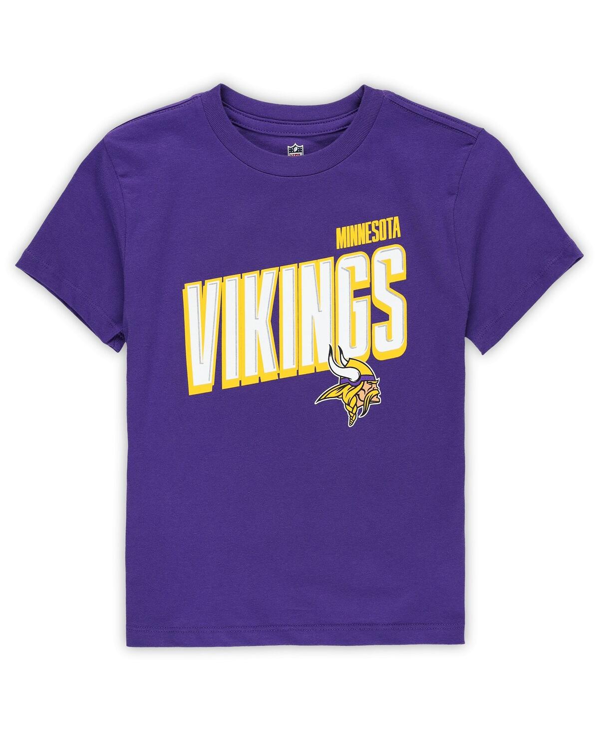 Outerstuff Preschool Minnesota Vikings The Mix Combo T-shirt Set In Multi