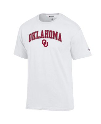 Men's White Oklahoma Sooners Arch Over Logo T-Shirt