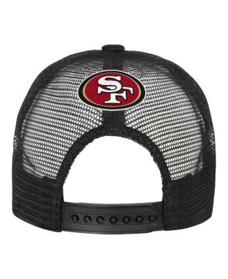 Big Boys and Girls White/Black San Francisco 49ers Modern Fan Trucker Adjustable Hat