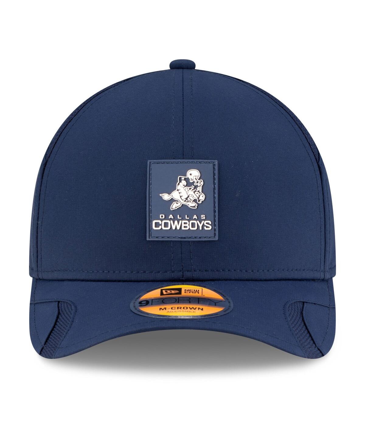 New Era Men's Navy Dallas Cowboys 2025 Sideline Throwback M-Crown 9FORTY Adjustable Hat