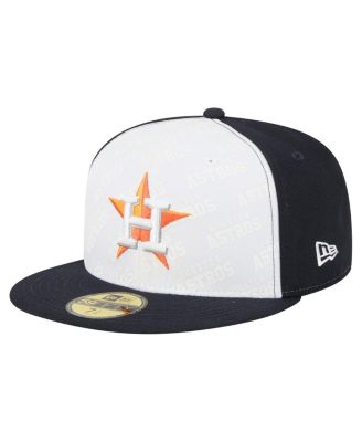 New Era - Men's White/Navy Houston Astros Repeat 59FIFTY Fitted Hat