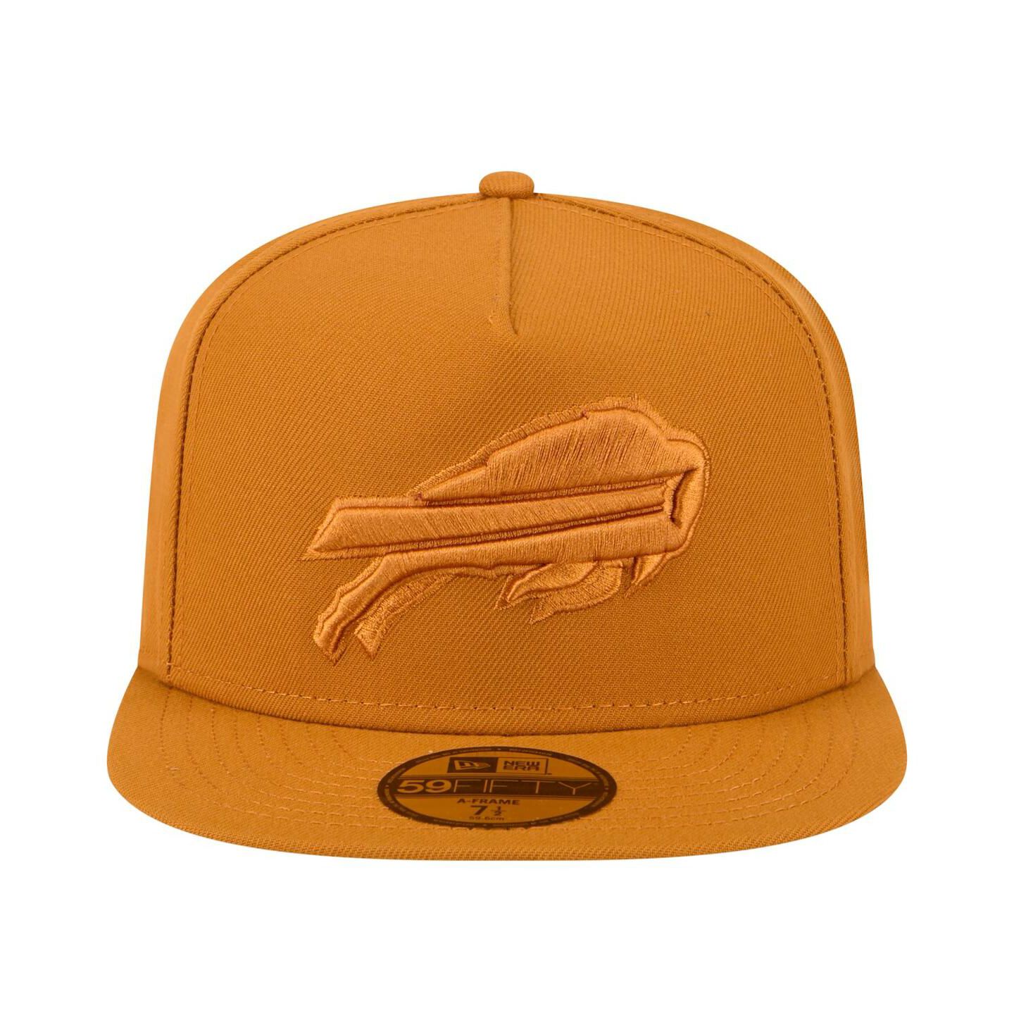 Мужские головные уборы New Era Brown Buffalo Bills Color Pack A-Frame 59FIFTY Fitted Hat — фото 5