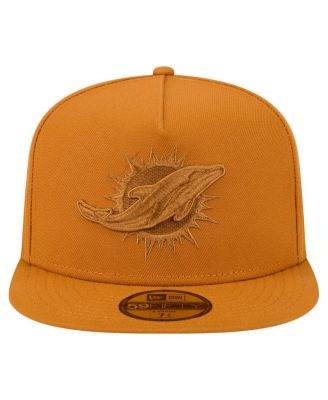 Men's&nbsp;Brown Miami Dolphins Color Pack A-Frame 59FIFTY Fitted Hat