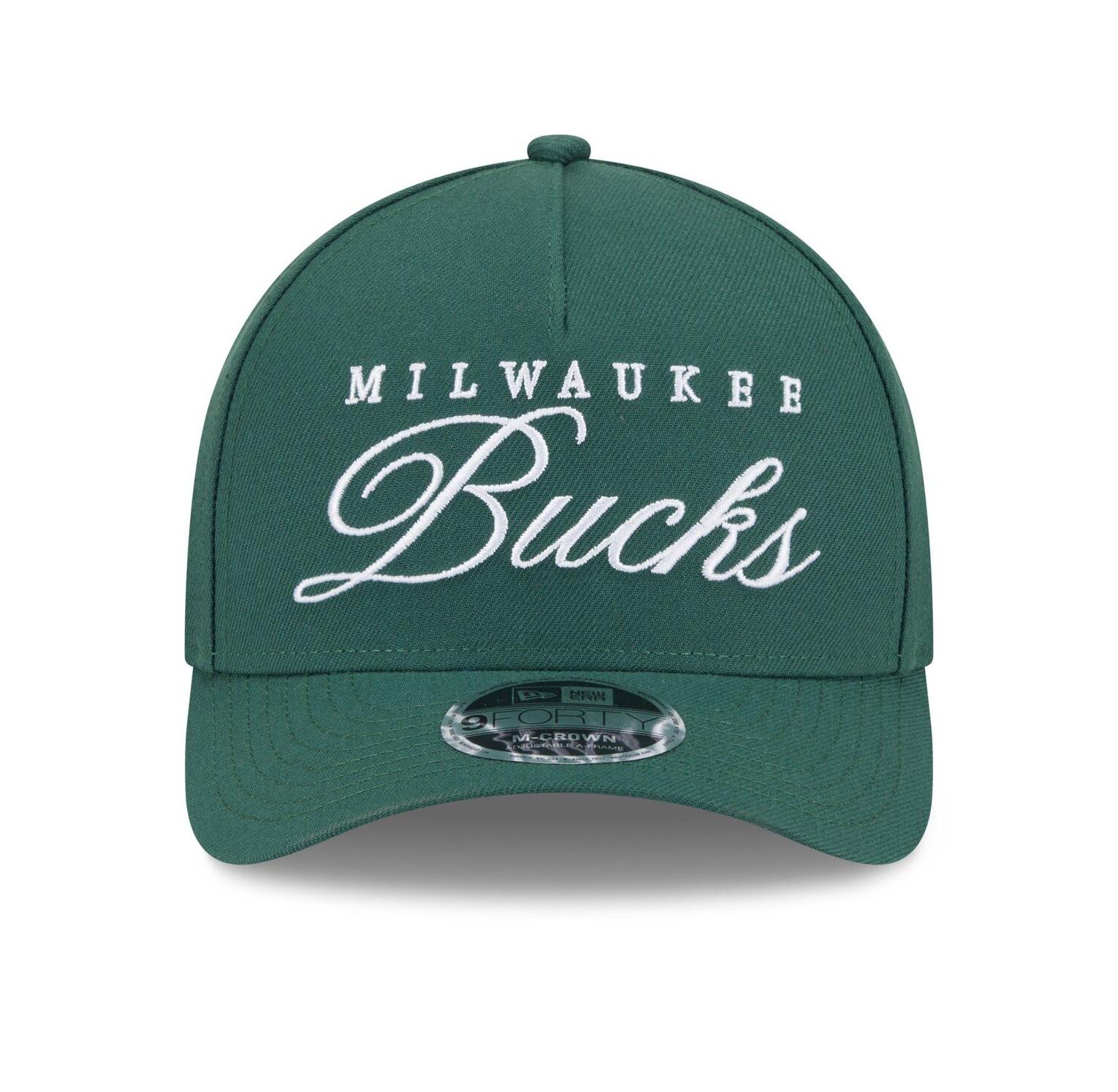 Men's Hunter Green Milwaukee Bucks 2025 NBA Draft M-Crown A-Frame 9FORTY Adjustable Hat