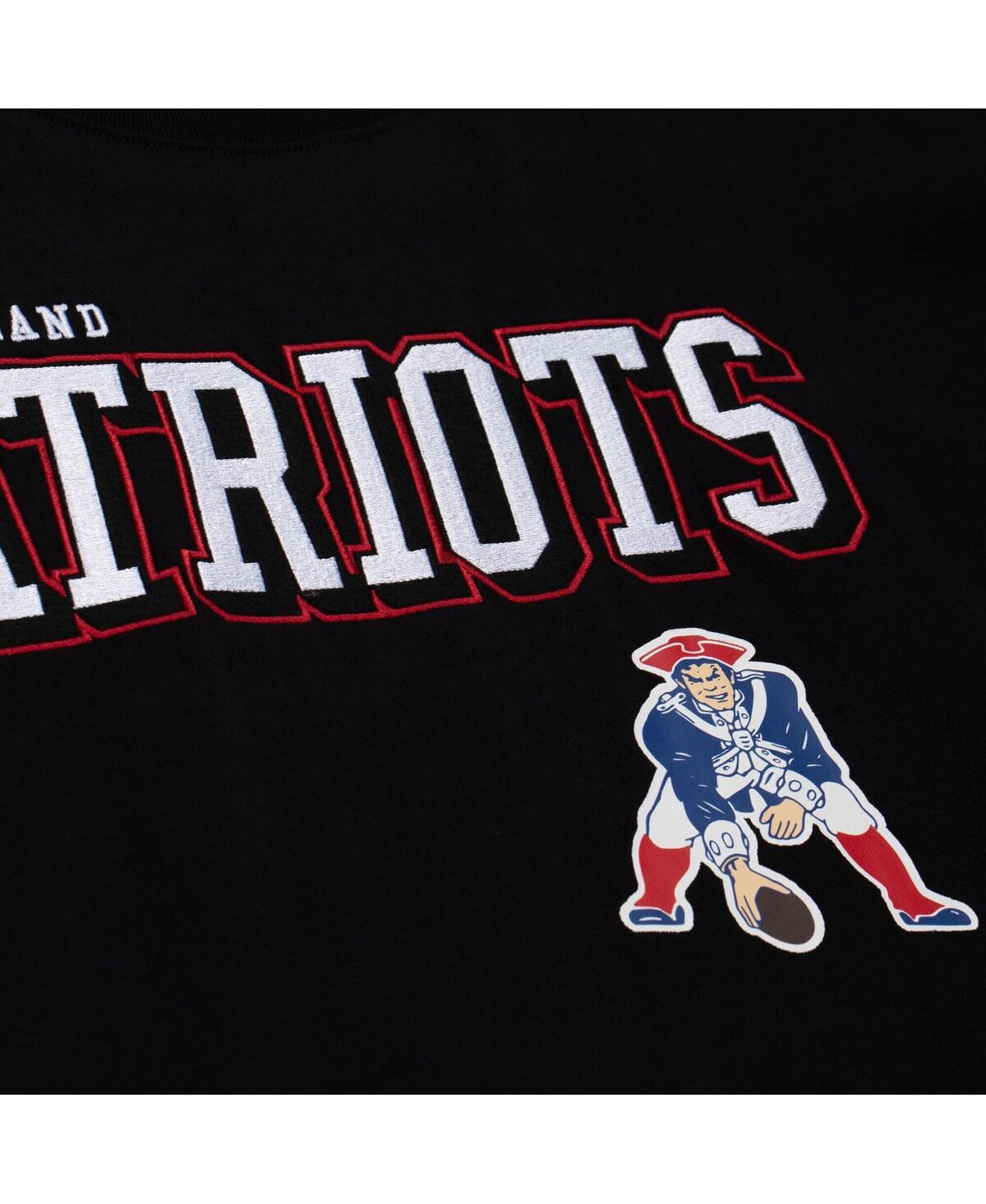 Mitchell & Ness Men's Black New England Patriots Training Camp Vintage Logos Long Sleeve T-Shirt