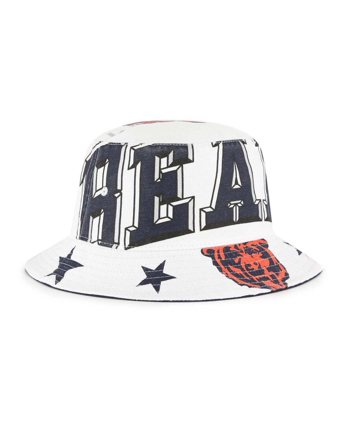 47 Brand Women's White Chicago Bears Energize Bucket Hat In White