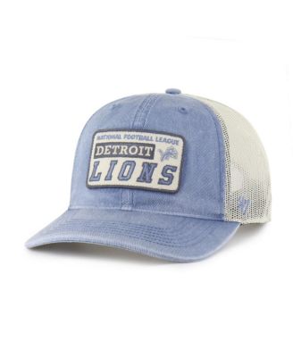 '47 Brand - Men's Blue Detroit Lions Canteen Relaxed Trucker Adjustable Hat