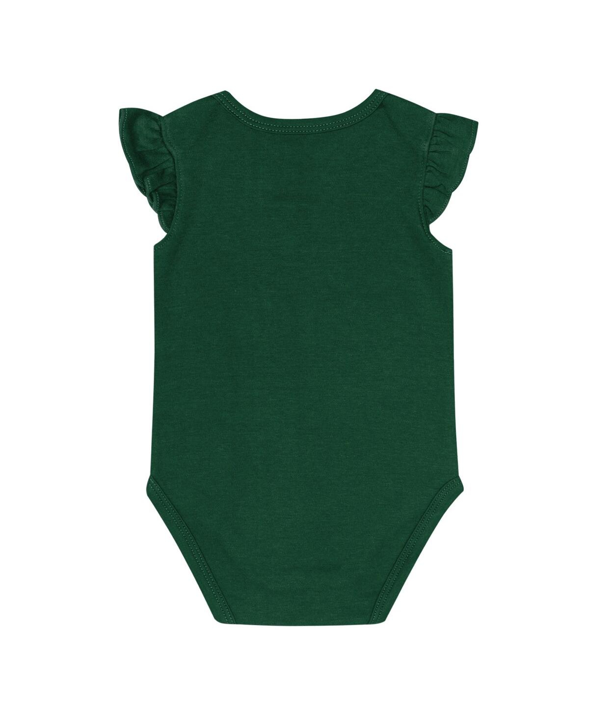 Outerstuff Baby Boys And Girls 2-piece Green Bay Packers The Sunshine Bodysuit Set In Multi