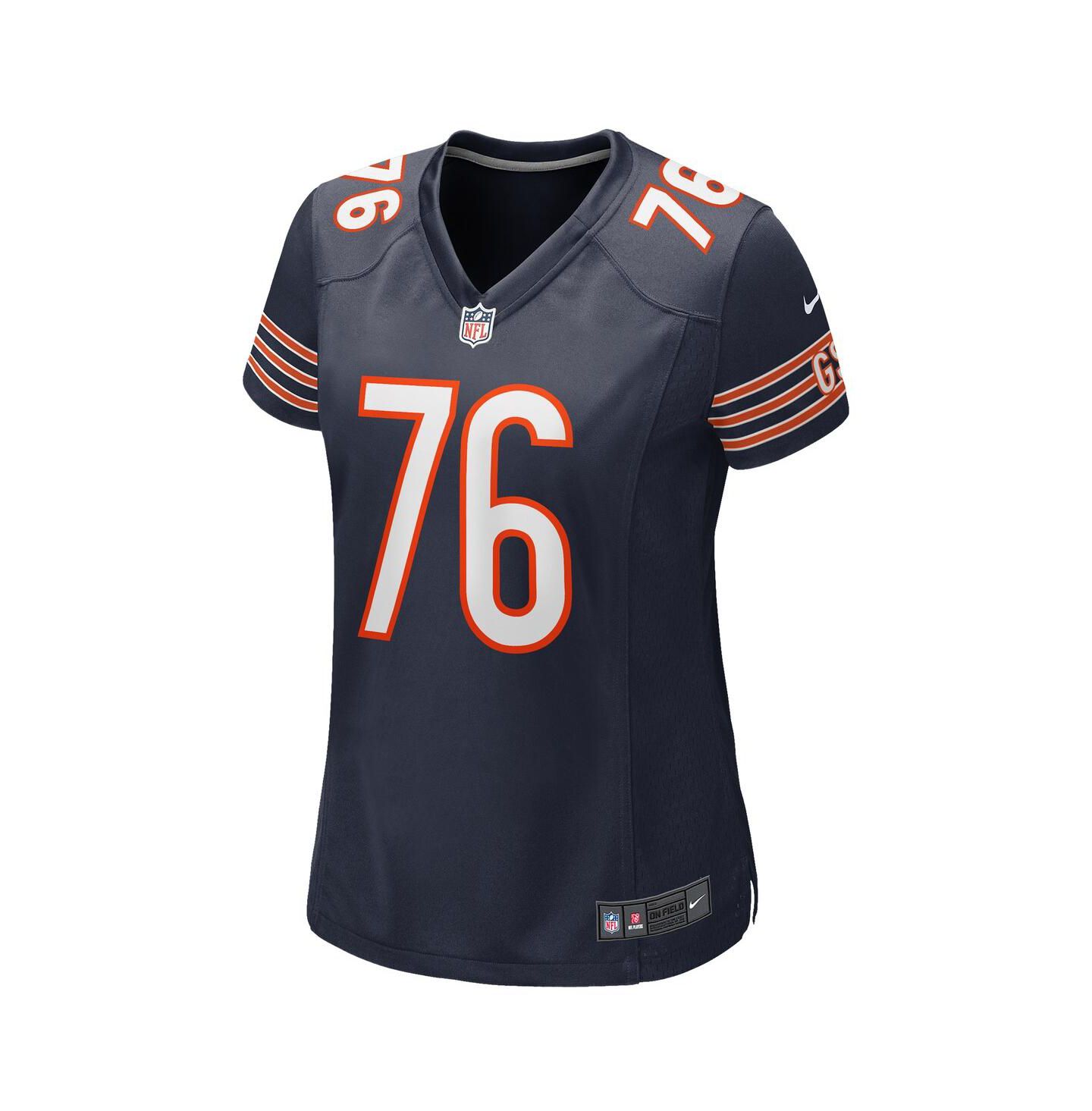 Женский топ Nike Steve McMichael Navy Chicago Bears Retired Player Game Jersey — фото 2