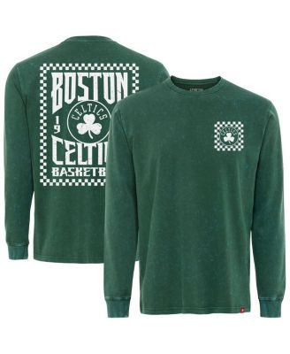 Sportiqe - Men's Green Boston Celtics Bono Long Sleeve T-Shirt