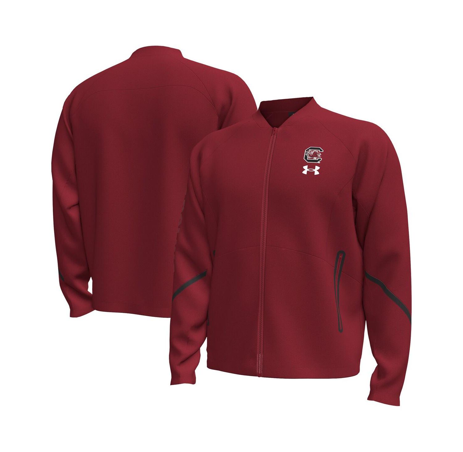 Men's Garnet South Carolina Gamecocks Unstoppable Full-Zip Bomber Jacket