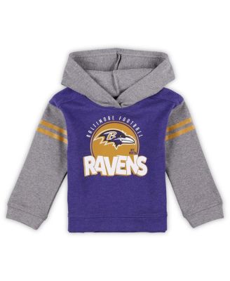Toddler 2-Piece Baltimore Ravens Club House Long Sleeve Hoodie Top and Leggings Set
