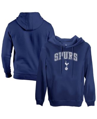 1863FC - Men's Navy Tottenham Hotspur Athletic Wordmark Fleece Pullover Hoodie