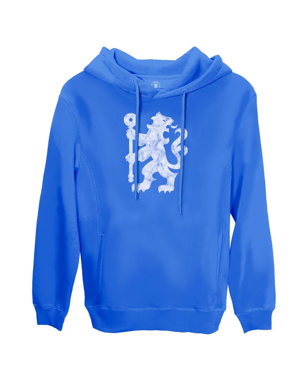 1863fc Men's Blue Chelsea Lion Glyph Fleece Pullover Hoodie In Blue