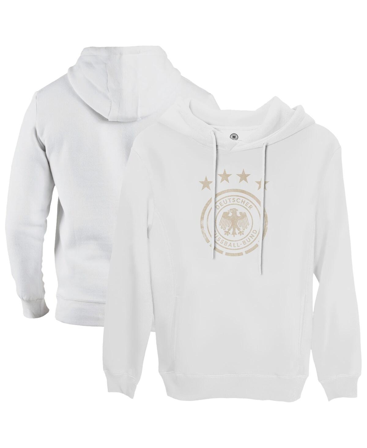 1863FC Men'sÂ White Germany National Team Fleece Pullover Hoodie - White