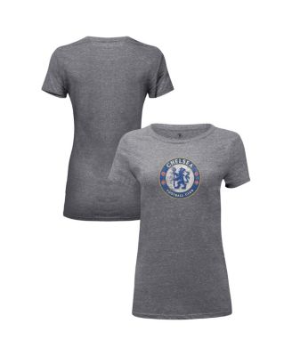 1863FC - Women's Heather Gray Chelsea Color Badge Tri-Blend T-Shirt