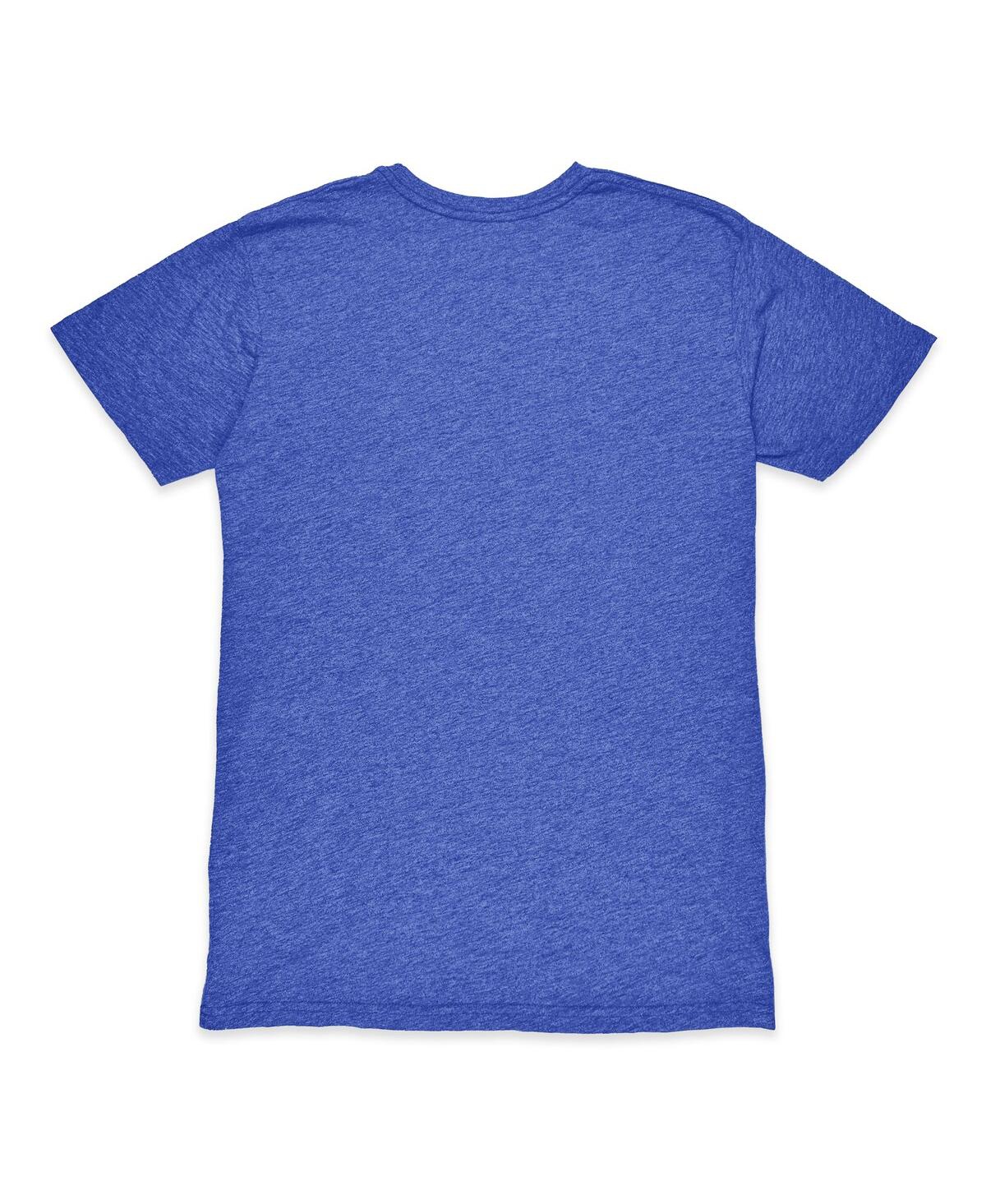 1863fc Men's Blue Everton Mono Badge Vintage Tri-blend T-shirt In Blue