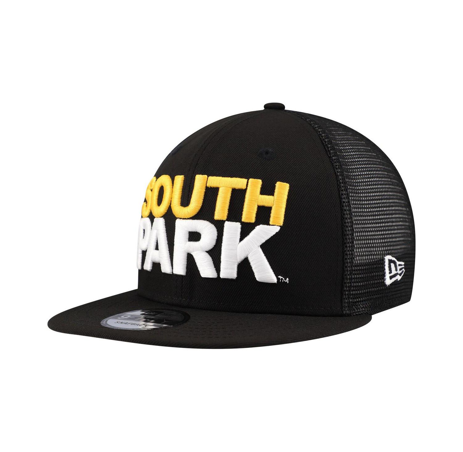 Men's Black South Park 9FIFTY Snapback Trucker Hat
