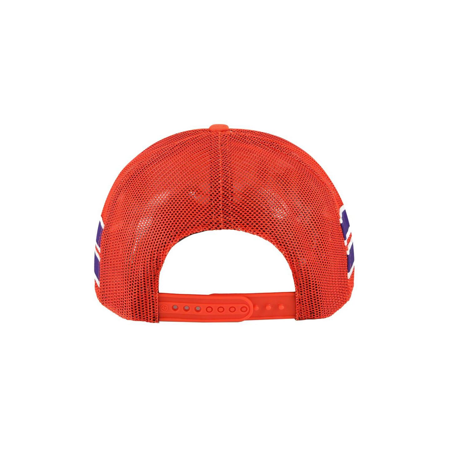 Мужская кепка '47 Brand Orange Clemson Tigers Sideband Trucker Adjustable Hat — фото 3