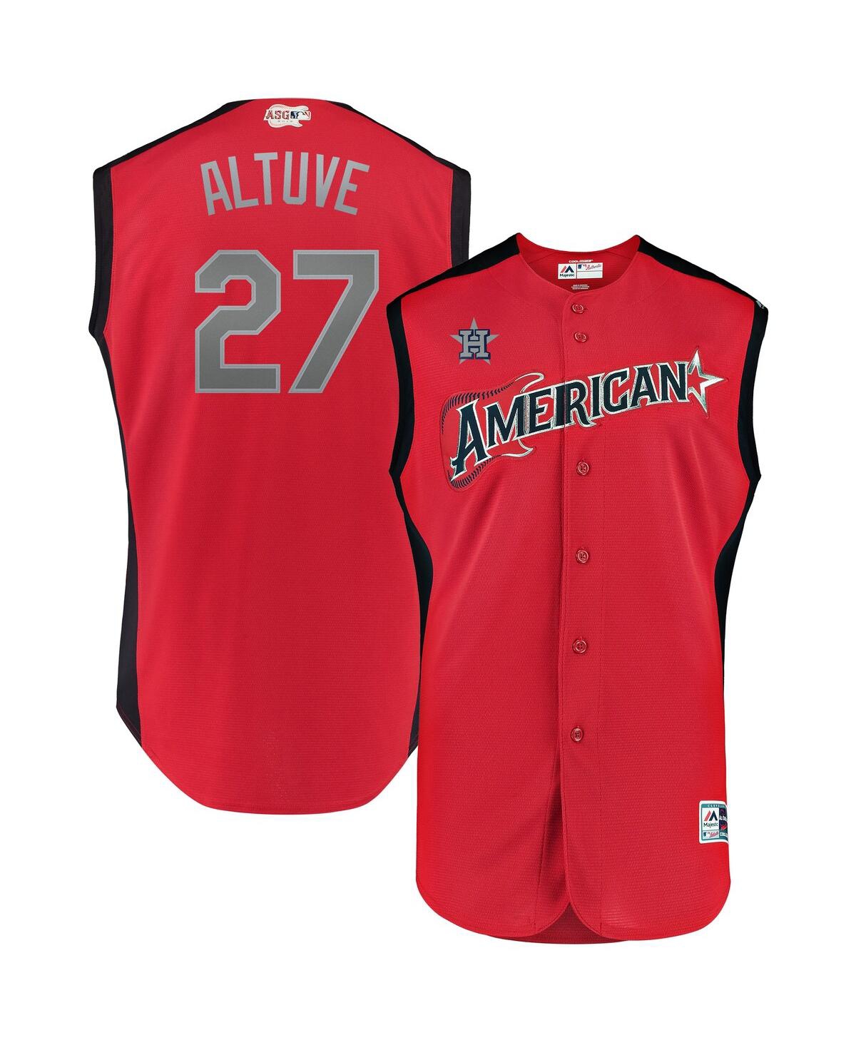 Majestic Big Boys and Girls Jose Altuve Red American League 2019 Mlb All-Star Game Player Jersey