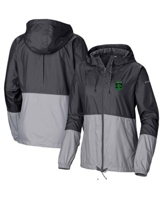 Columbia - Women's Black/Gray Austin FC Flash Forward Team Windbreaker Jacket