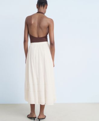 Women's Lace Cotton Skirt