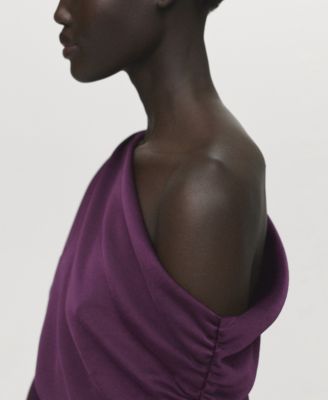 Women's Asymmetrical Satin Dress