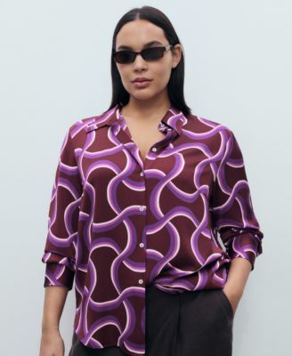 Women's Abstract Print Shirt