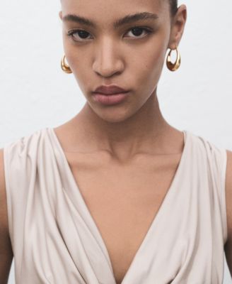 Women's Draped Neckline Bodysuit