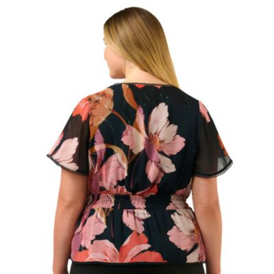 Plus Size Elena Waisted Top